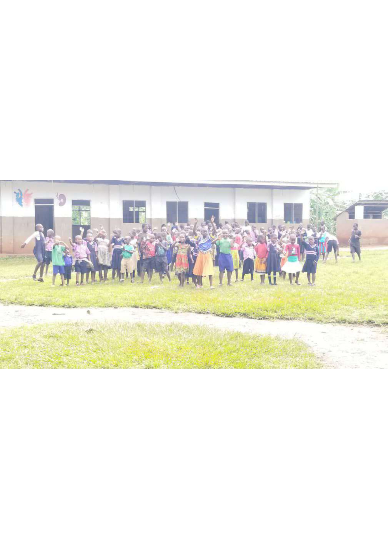 Smiling children at Good Hope School, Uganda